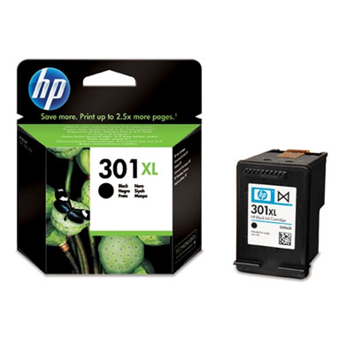 HP 301XL svart bläckpatron