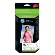 HP 110-serien fotovärdepaket - 140 ark/10 x 15 cm