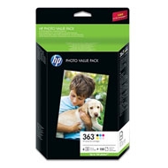 HP 363-serien fotovärdepaket - 150 ark/10 x 15 cm