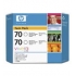 HP 70 130 ml bläckpatron med glansförstärkare, 2-pack